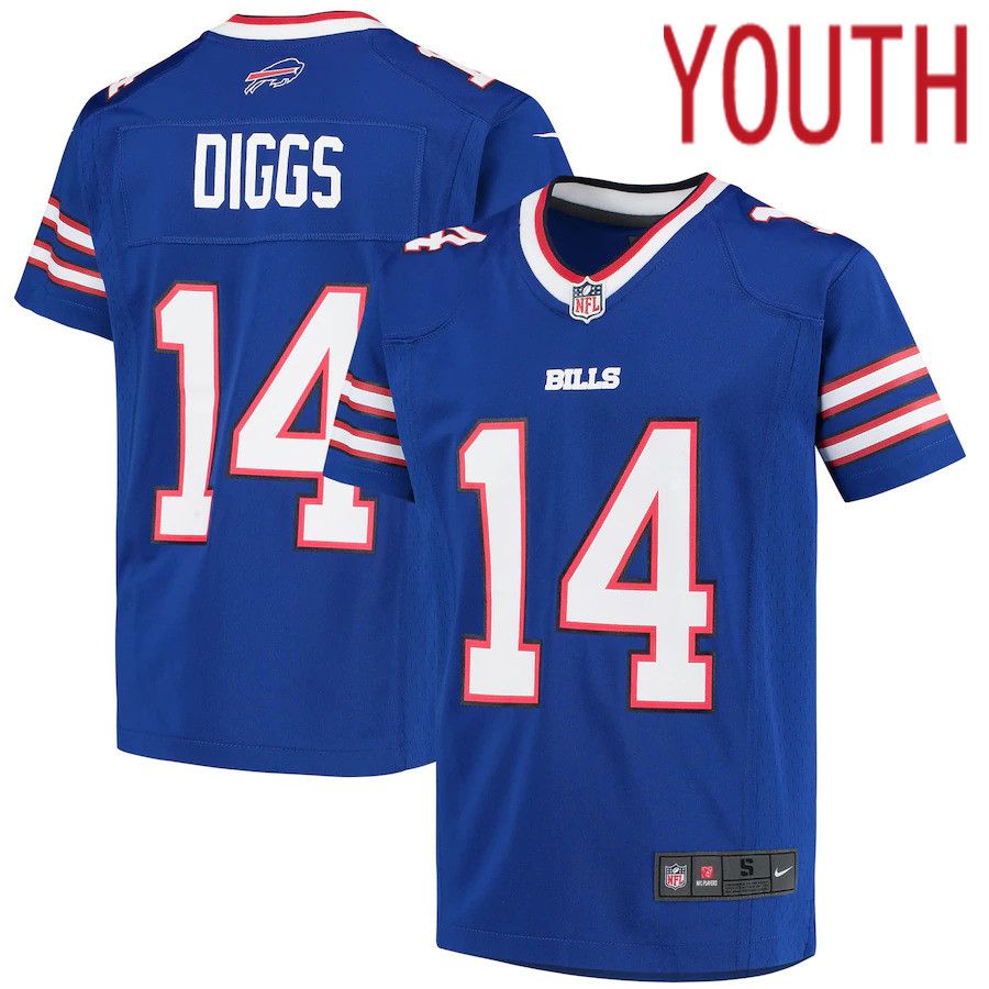 Youth Buffalo Bills #14 Stefon Diggs Nike Royal Game Player NFL Jersey->women nfl jersey->Women Jersey